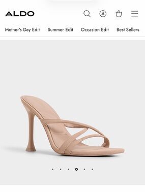 ALDO Blush Strappy Stiletto Mule heels
